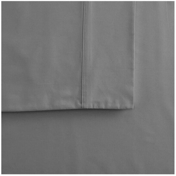 The Big One® Easy Care 275 Thread Count King Sheet Set - Gray - Picture 1 of 3
